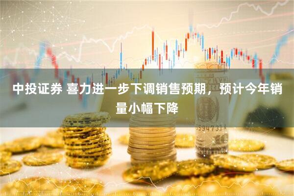 中投证券 喜力进一步下调销售预期,预计今年销量小幅下降